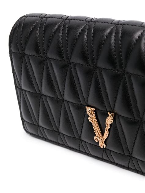 versace virtus quilted mini bag|Versace virtus mini bag.